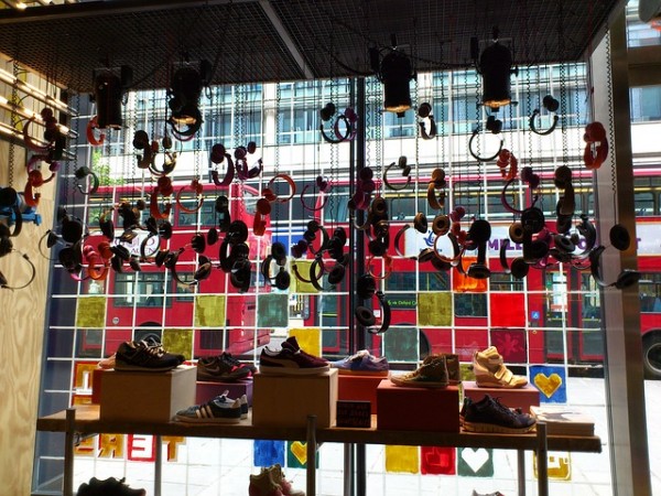 London Oxford Street Headphones Window Colorful London Oxford Street Headphones Window Colorful