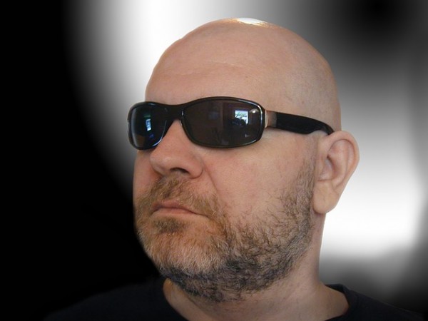 Bald Head Man Sunglasses Person Head Bart Beard