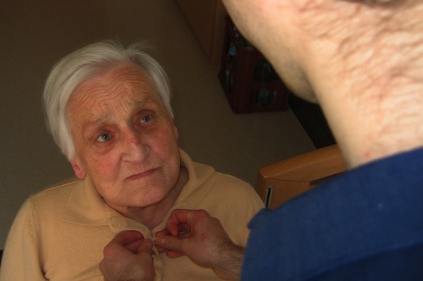 Civilian Service Care Dementia Woman Old Age Civilian Service Care Dementia Woman Old Age