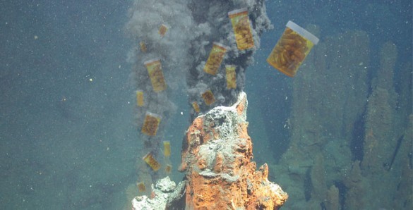 Extremophile microorganisms like those that live around deep sea hydrothermal vents may be a new, untapped source for antibacterial drugs. 