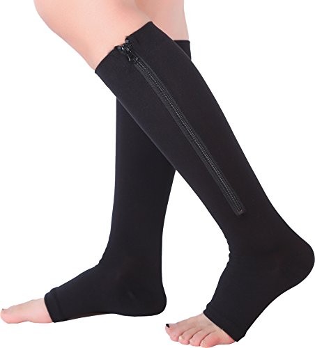 Top 5 Best Selling compression socks zipper 15-20 with Best Rating on Amazon (Reviews 2017)