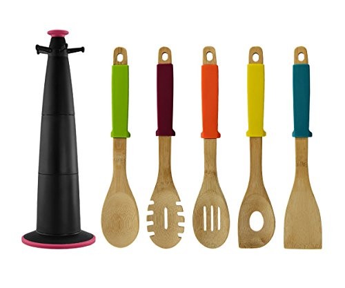 Top 5 Best Selling cookware utensil set bamboo with Best Rating on Amazon (Reviews 2017)