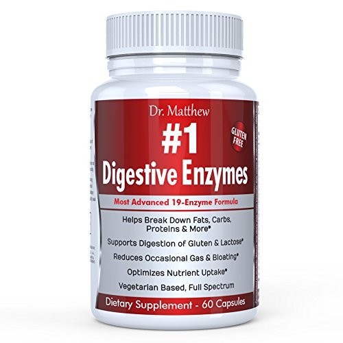 Best Selling Top Best 5 digestive enzyme supplements amylase bromelain lipase from Amazon (2017 Review)