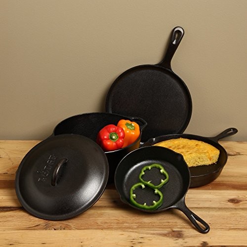 Top 5 Best Selling cookware lodge set with Best Rating on Amazon (Reviews 2017)