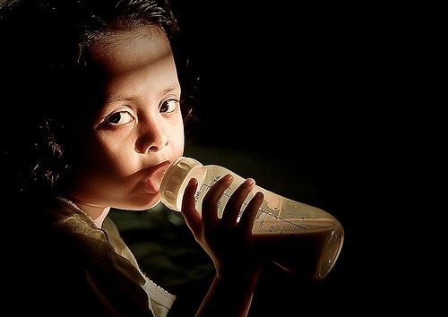 Bottle, child, breast milk