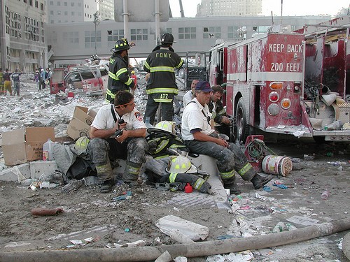 First Responders, fire fighters, 9/11