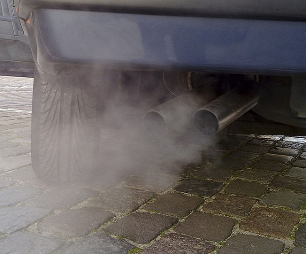 car exhaust, pollution